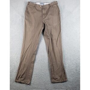 Peter Millar Pants Mens 38 (37x34) Brown Chino Trousers Golf Cotton Casual